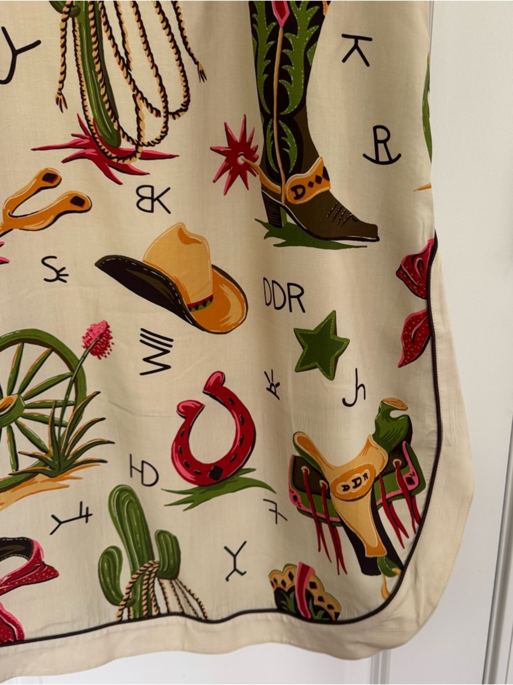 Double D Ranch Atomic Ranch Printed A-Line Skirt - Picture 11 of 16